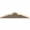 Ekena Millwork Portland Rough Sawn Timber Gable Bracket, Douglas Fir, 36"W x 9"H x 2"D x 6"F, 6/12 Pitch GBW036X09X0206POR00RDF - alternate 5